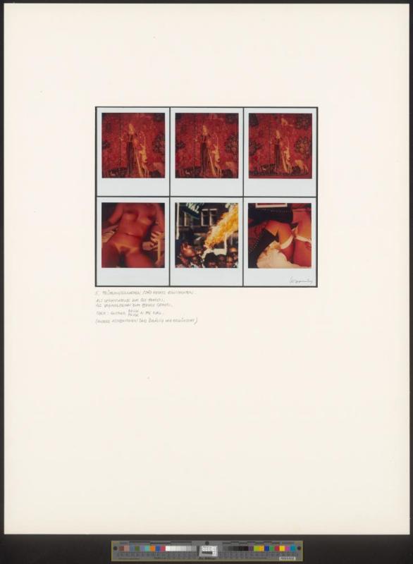 aus der Serie „First and Second Hand Realities (Myths). 10 polaroid poems"
