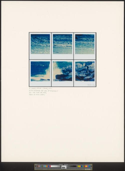 aus der Serie „First and Second Hand Realities (Myths). 10 polaroid poems"