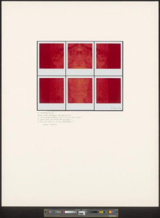 aus der Serie „First and Second Hand Realities (Myths). 10 polaroid poems"
