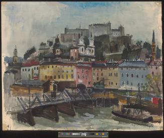 Salzburg mit Brücke